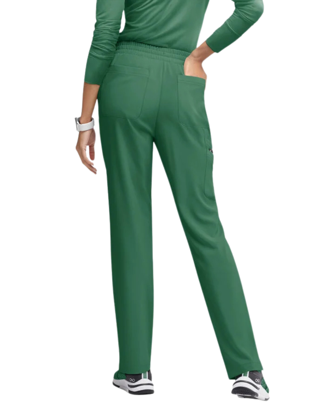 Straight Leg Drawstring Belt Pants Royal Blue