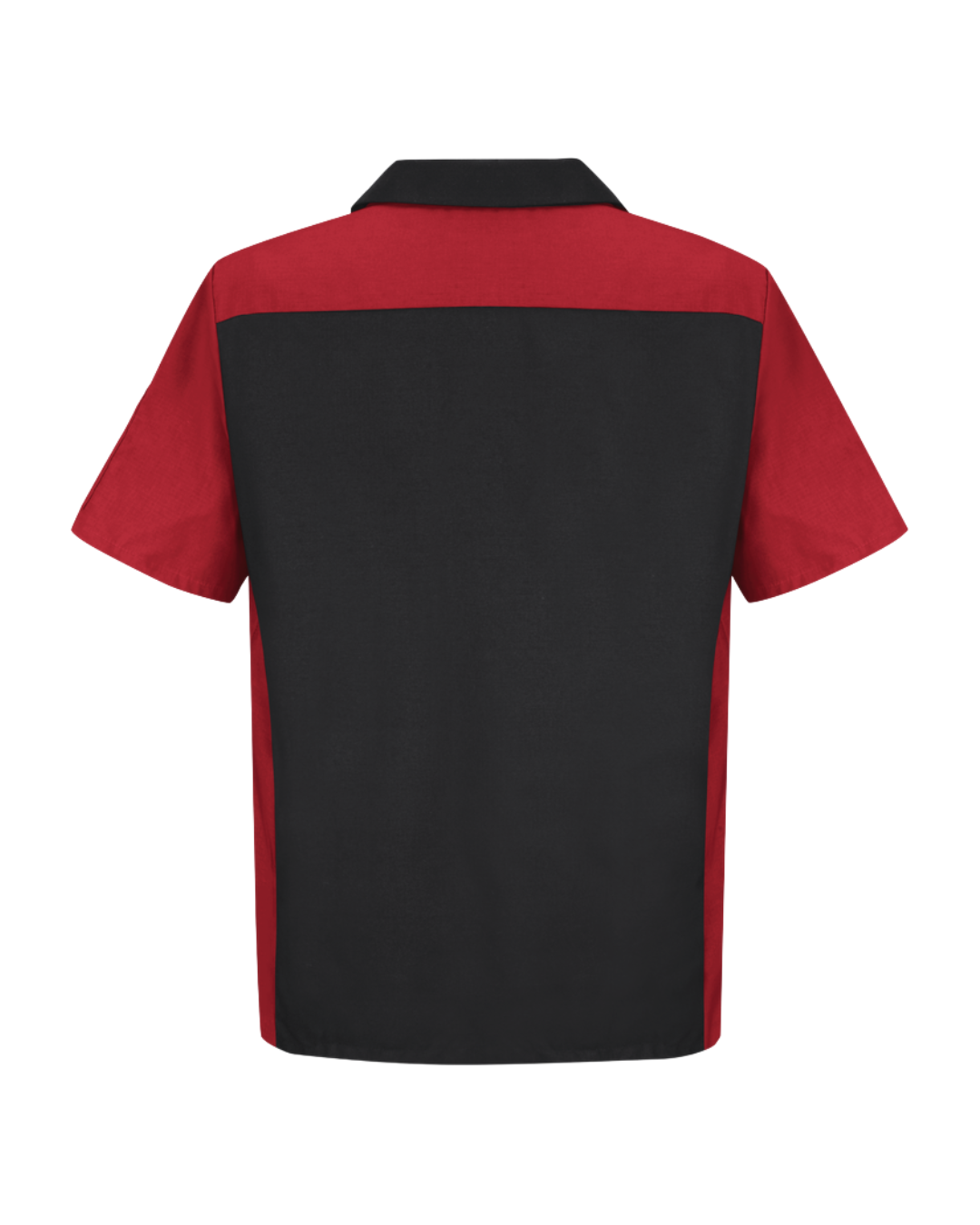 Short Sleeve Ripstop Crew Shirt Black/Red