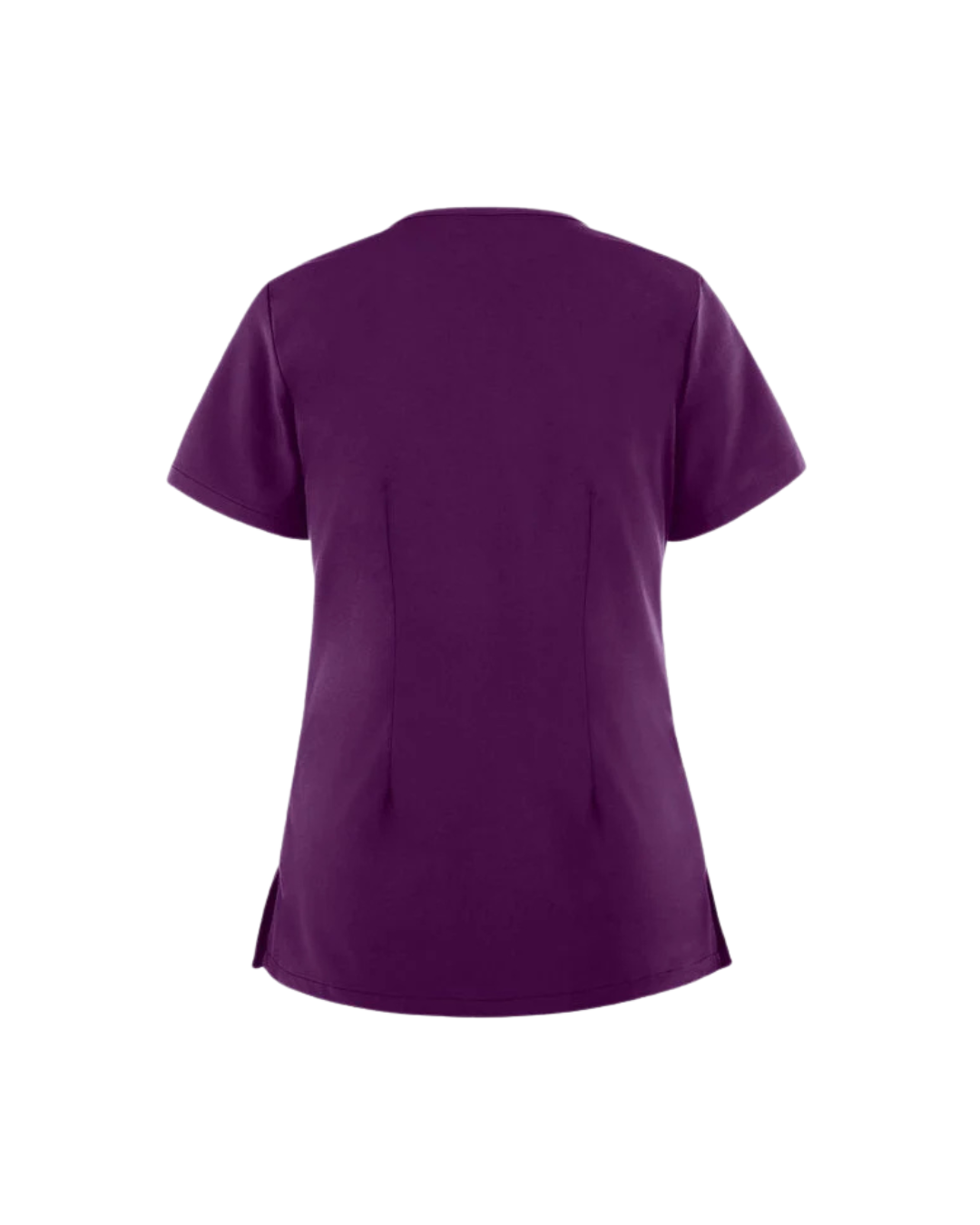 V-Neck Short Sleeve Top Purple