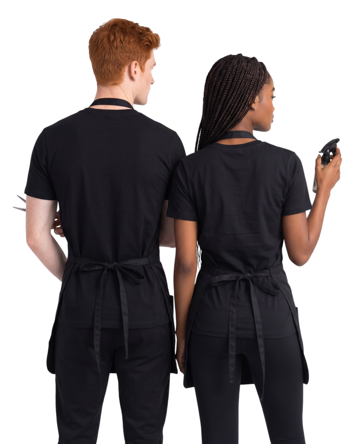 Bellus Black Unisex Apron