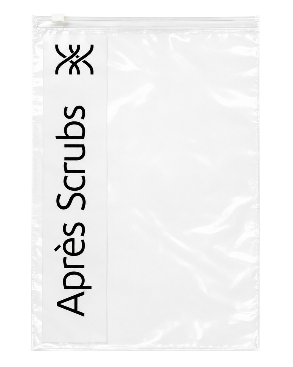 Après Scrubs Branded Clear Zipper Bag