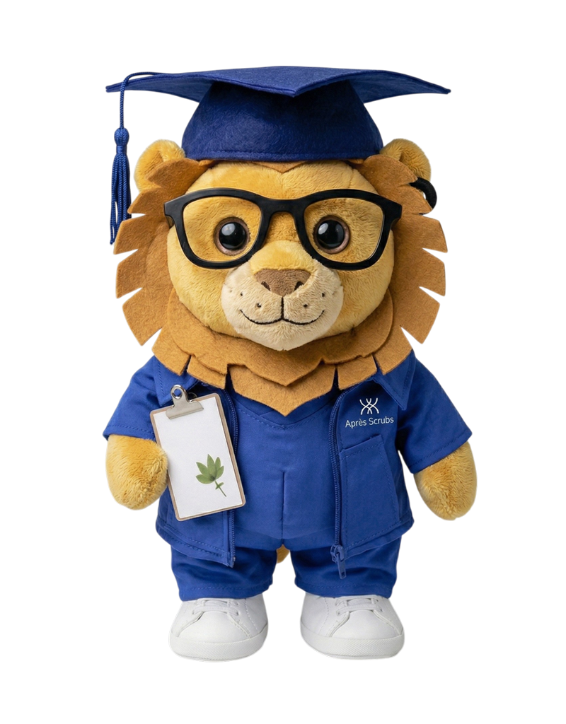 School Mascot Lion with Logo