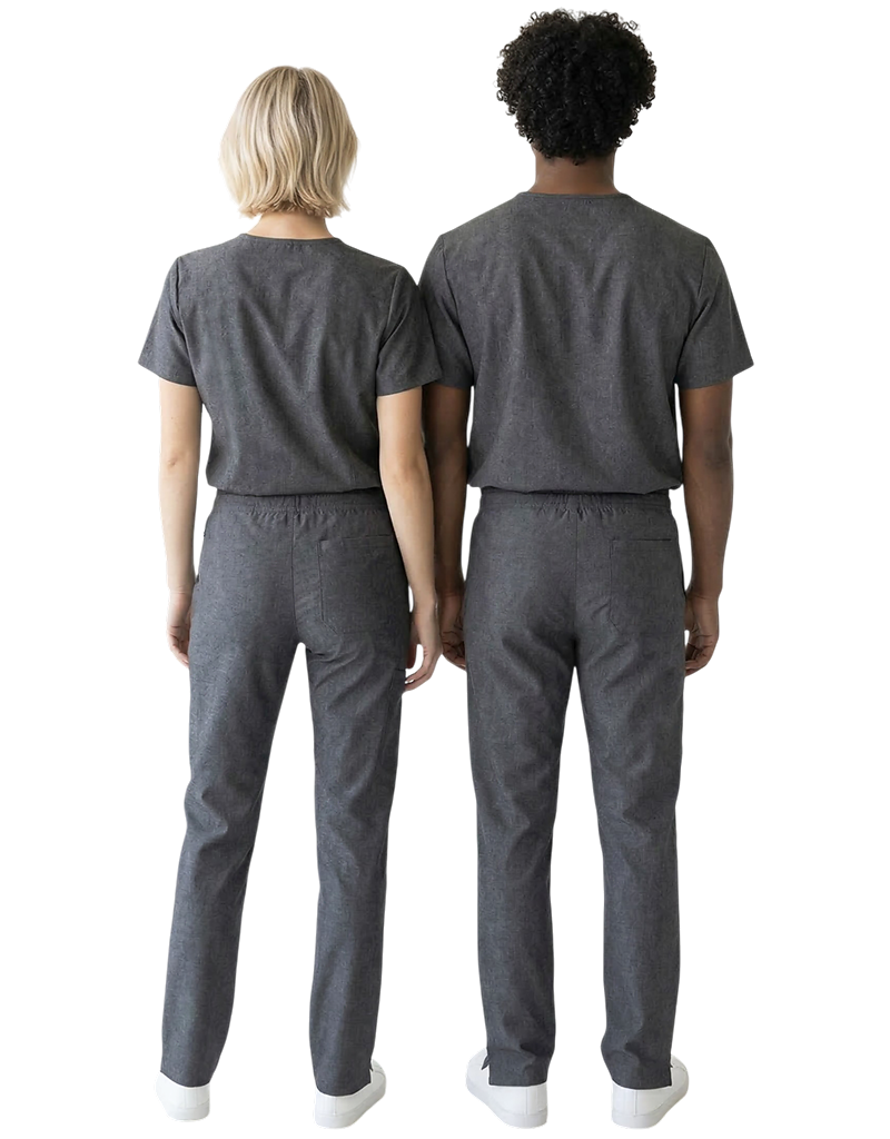 NPC Grey Unisex Scrub Top - Student