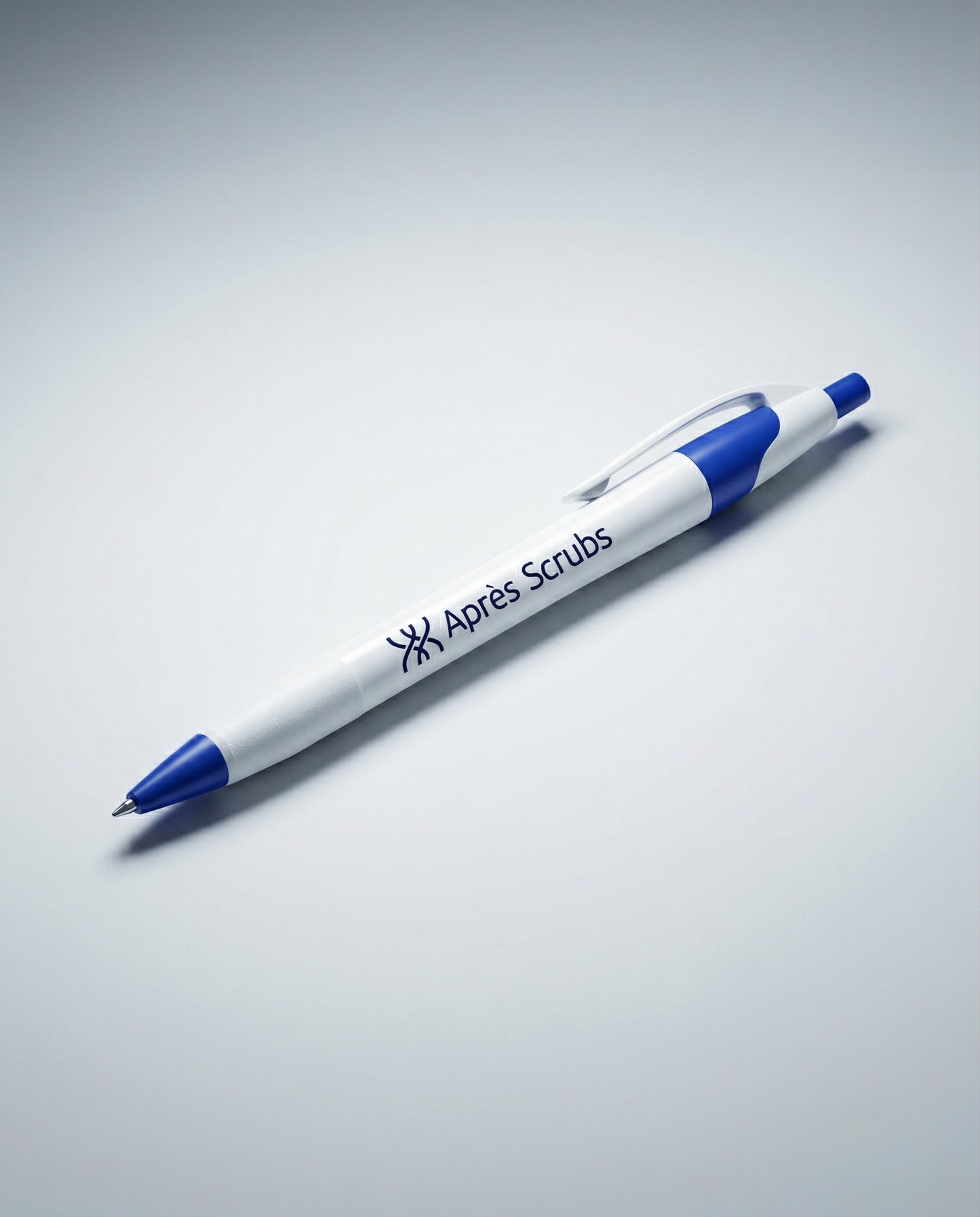 Souvenir White Pen with Logo