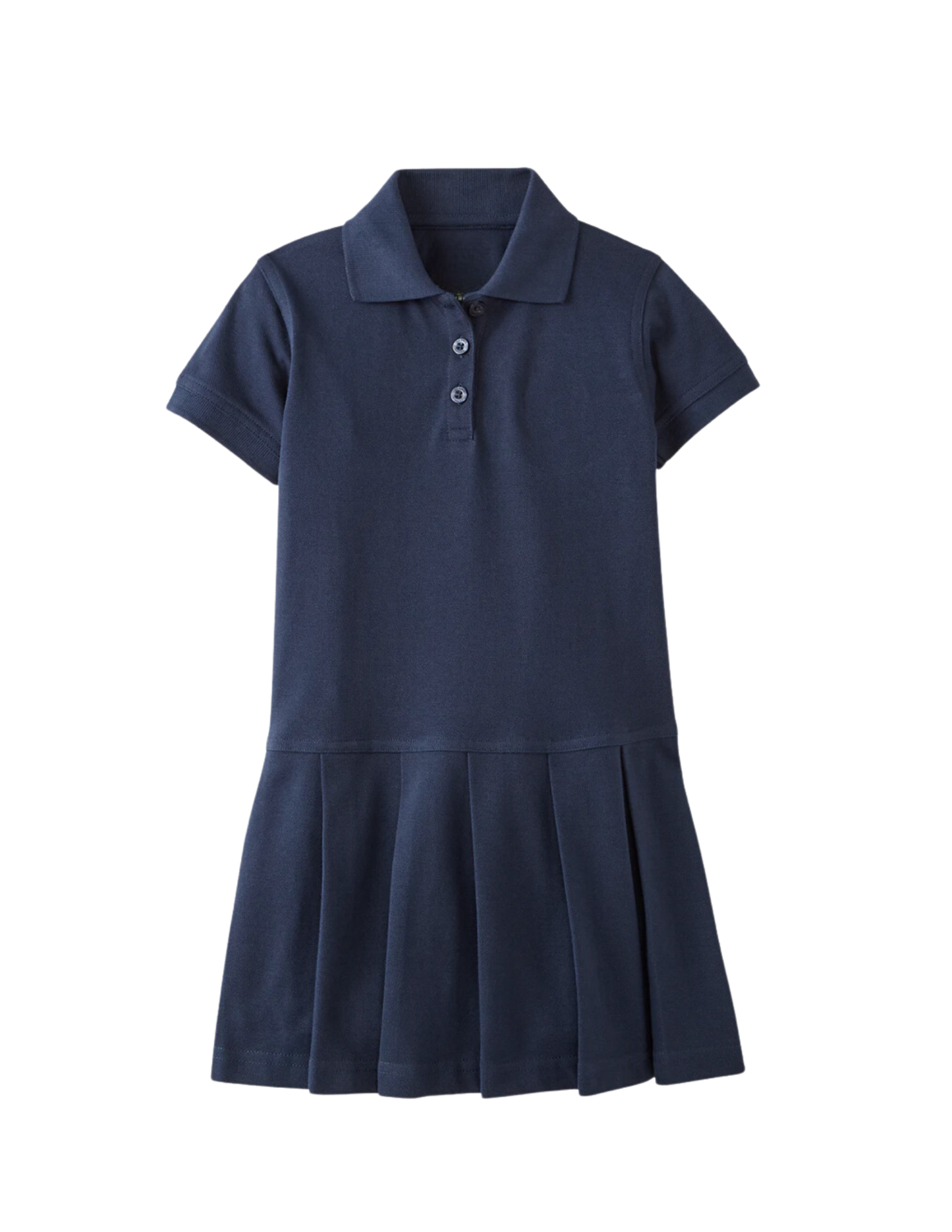 Apres Scrubs - Pleated Piqué Polo Dress