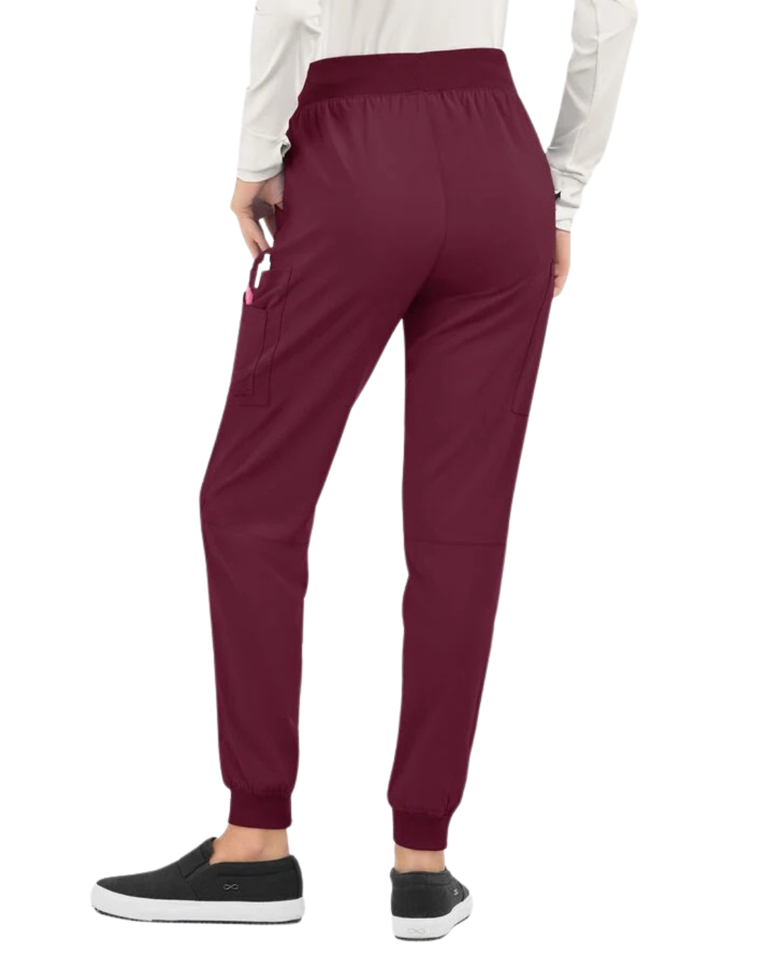 Jogger Elastic Band Pants Purple