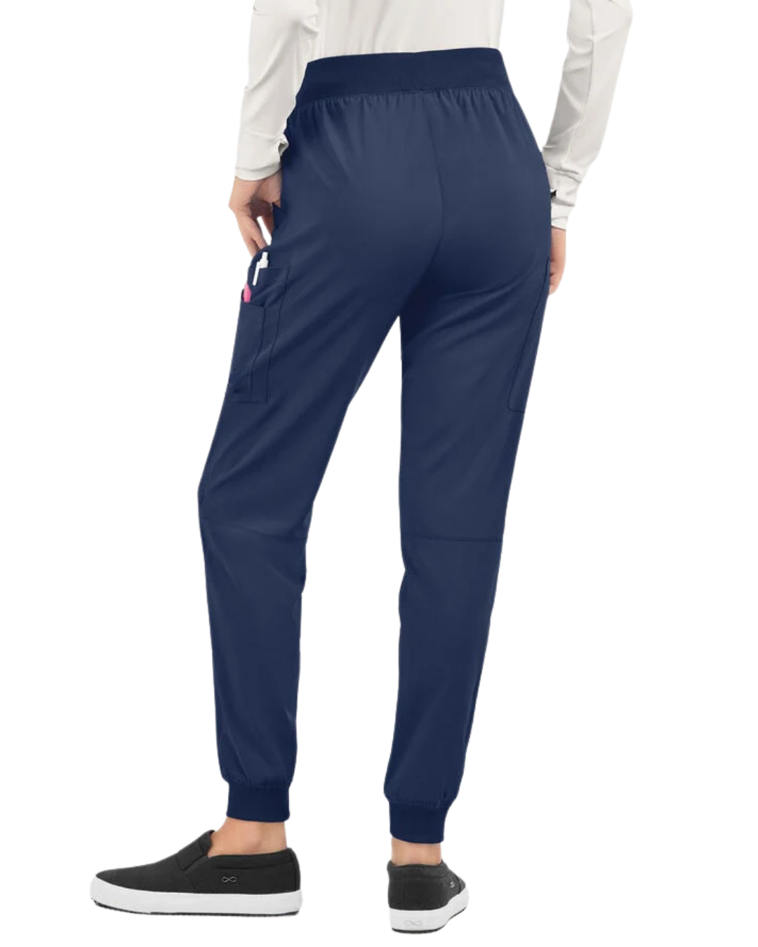 Jogger Elastic Band Pants Purple