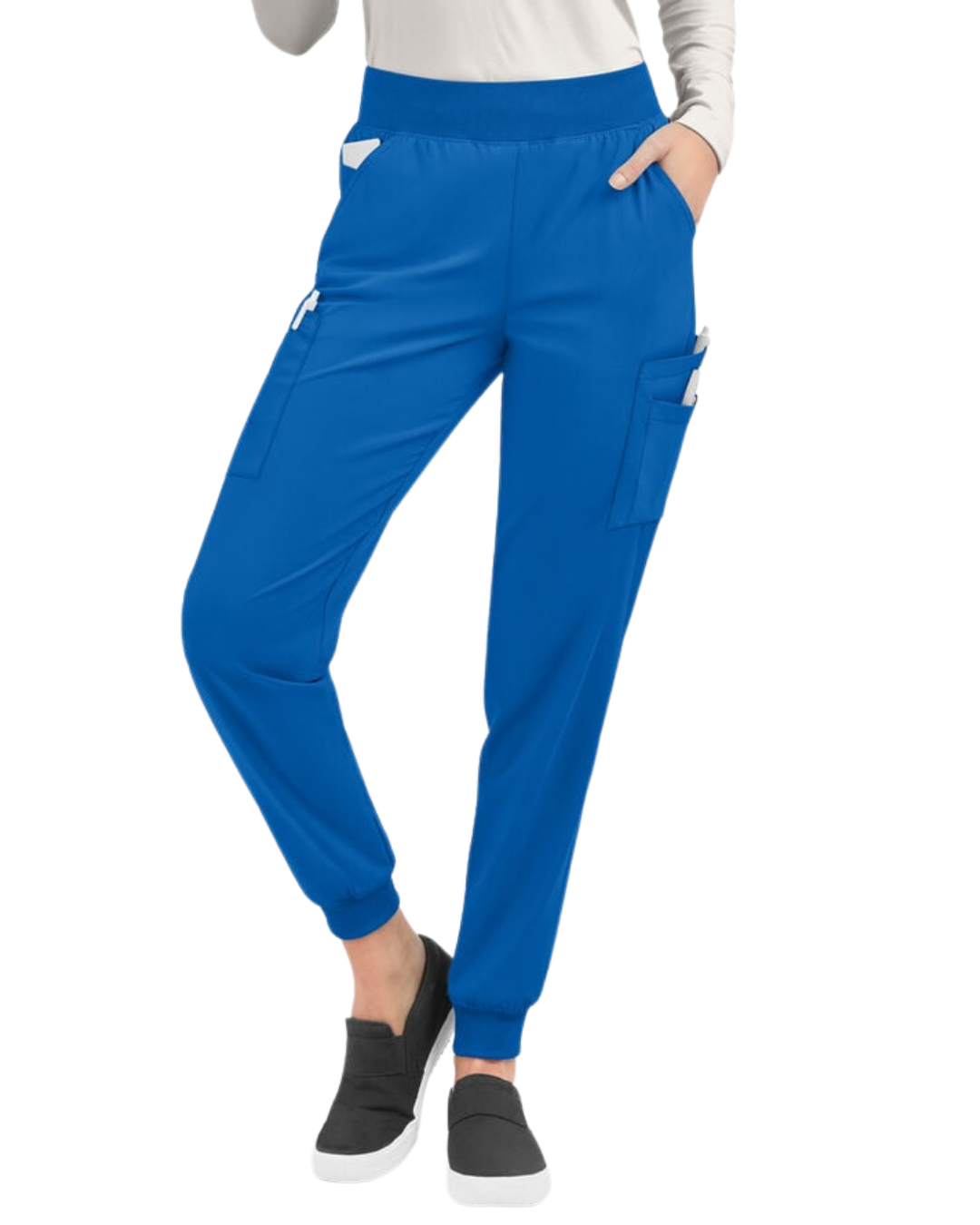 Jogger Elastic Band Pants Purple