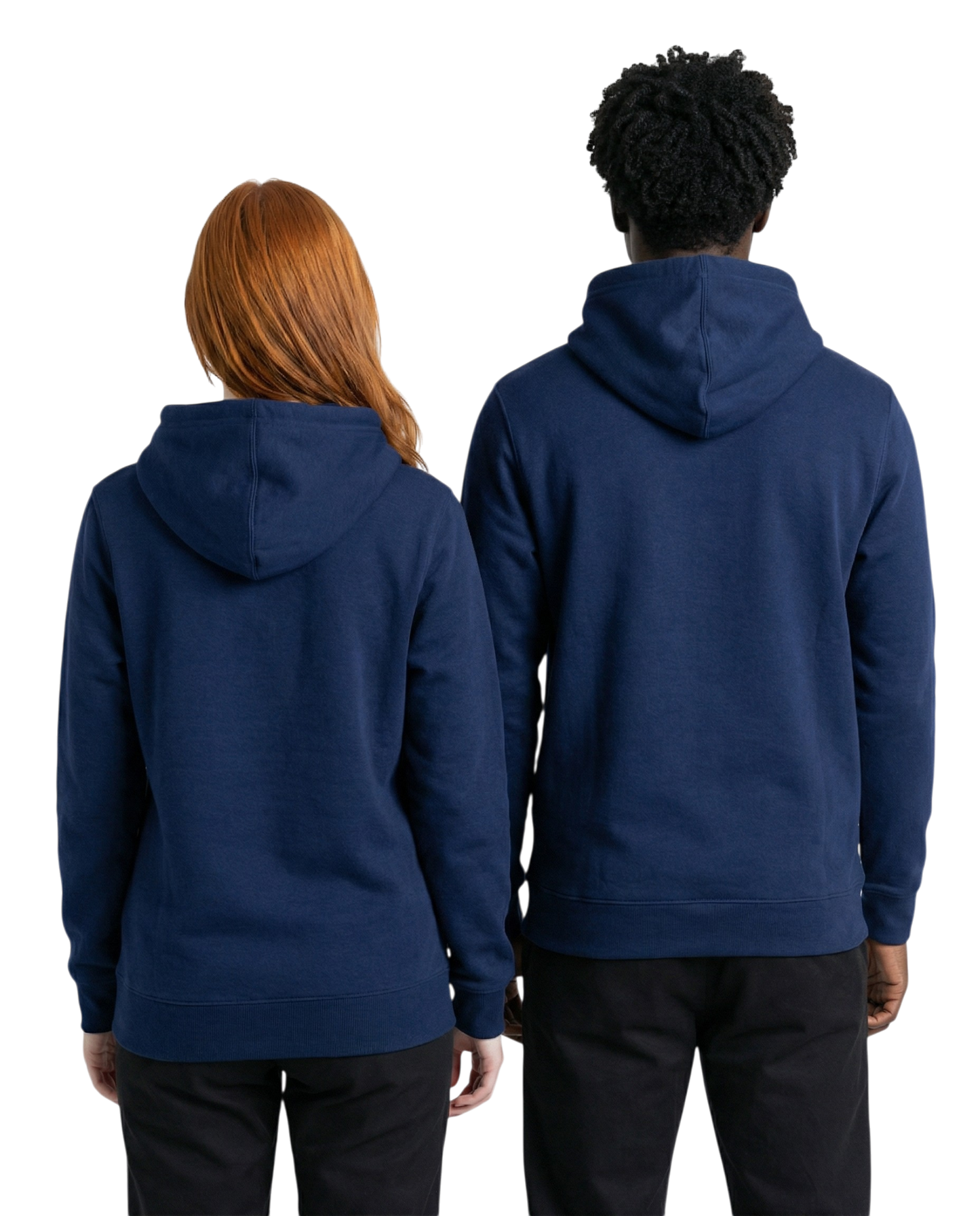 Navy Unisex Hoodie with Logo