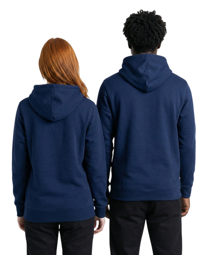 Navy Unisex Hoodie with Logo