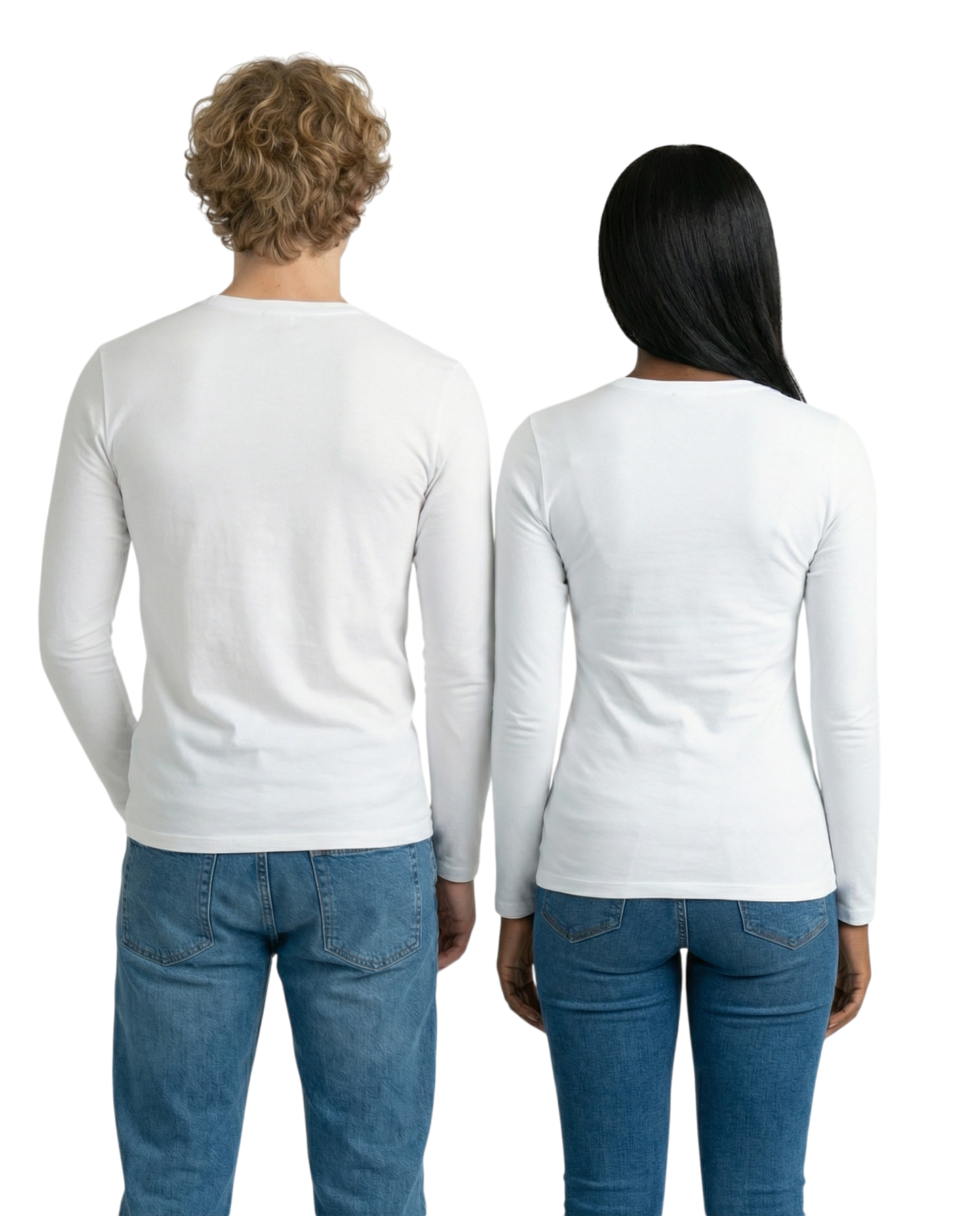White Unisex Underscrub with Logo