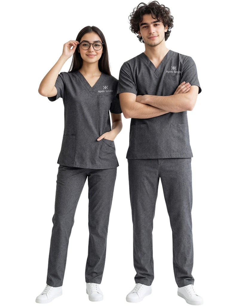Apres Scrubs - Faculty Grey Unisex Scrub Pants