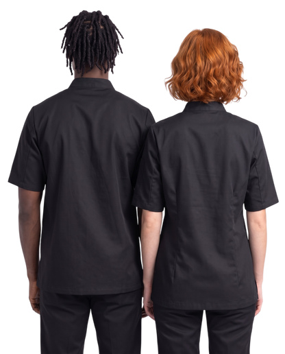 Bellus Black Unisex Chef Coat
