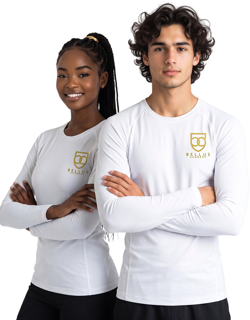 Bellus White Unisex Underscrub