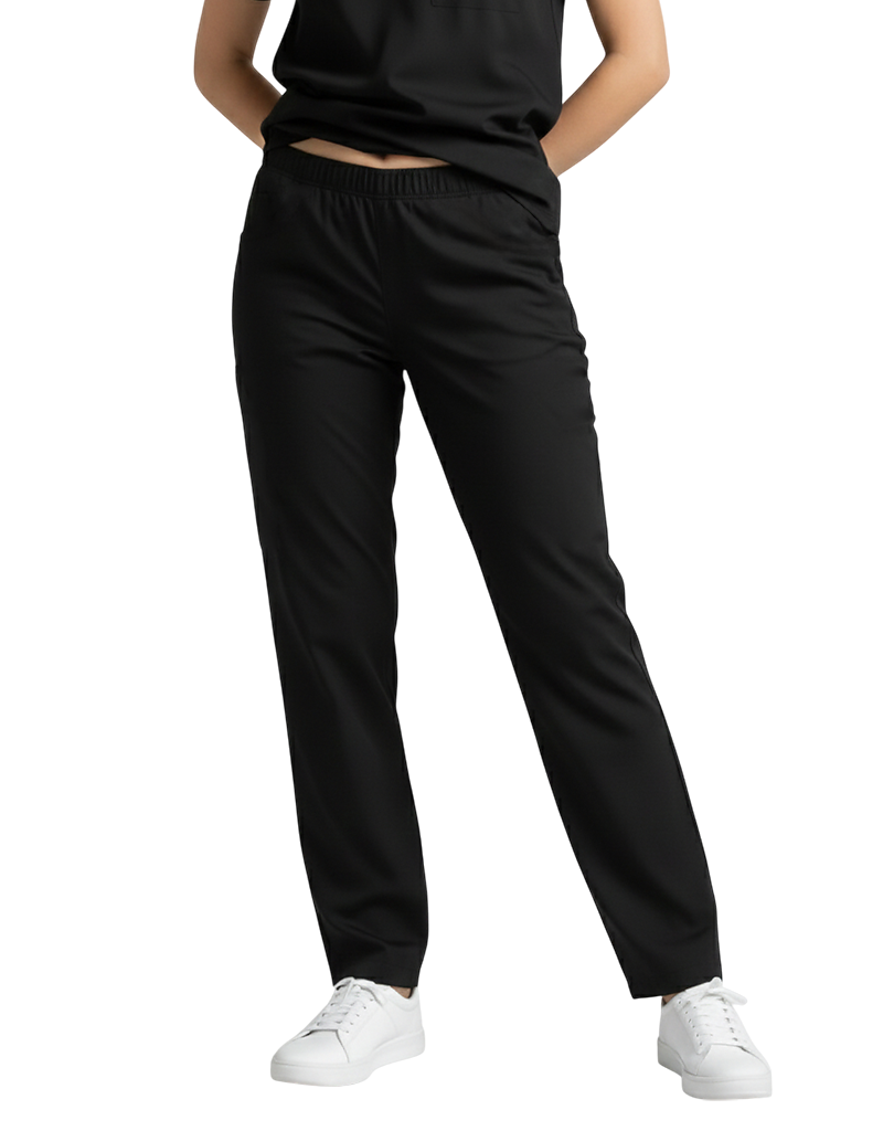 Apres Scrubs - Black Unisex Scrub Pants