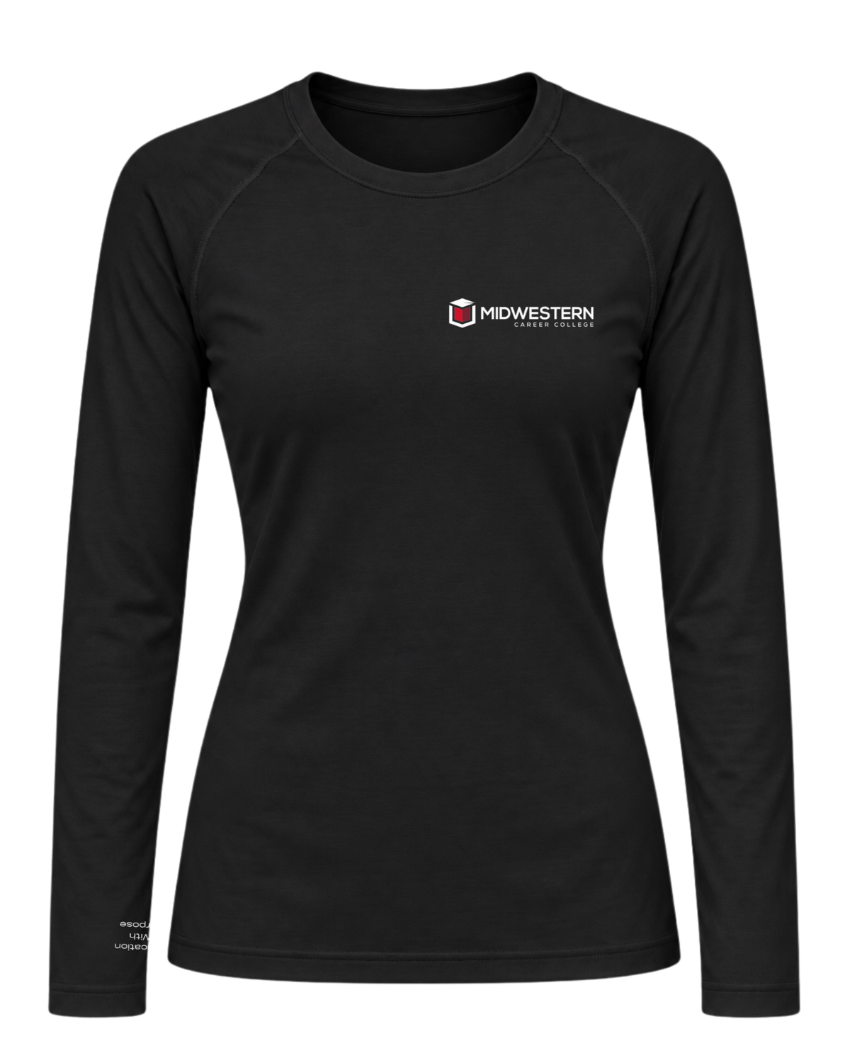 Midwestern Black Under Scrub Unisex Top