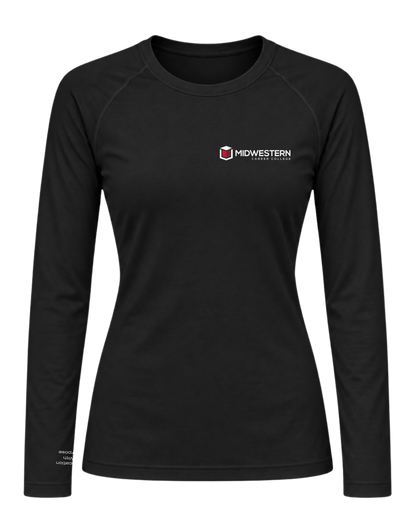 Midwestern Black Under Scrub Unisex Top