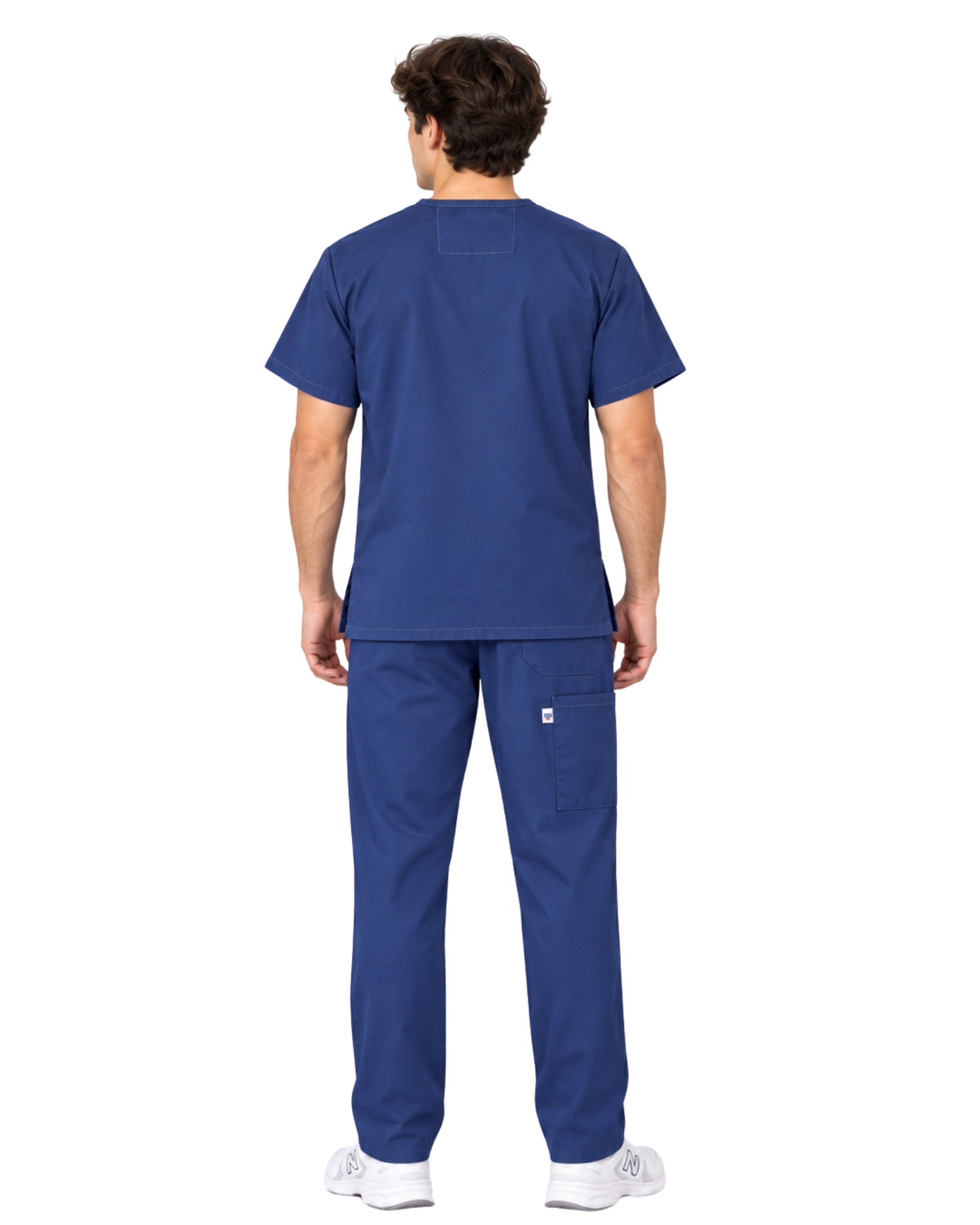 Midwestern Prior Uniform Unisex Scrub Top - Navy Blue