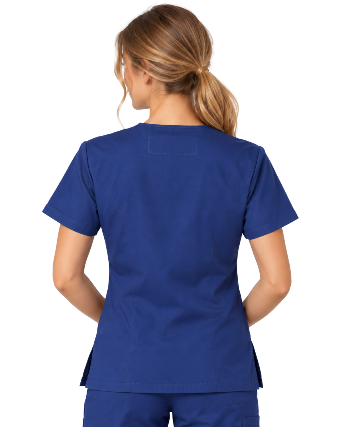 Midwestern Prior Uniform Unisex Scrub Top - Navy Blue