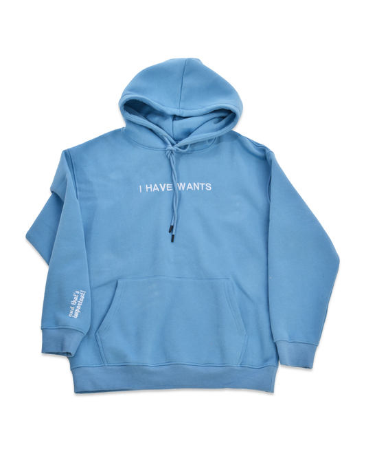 Apres Scrubs - Sports Blue Kangaroo Hoodie