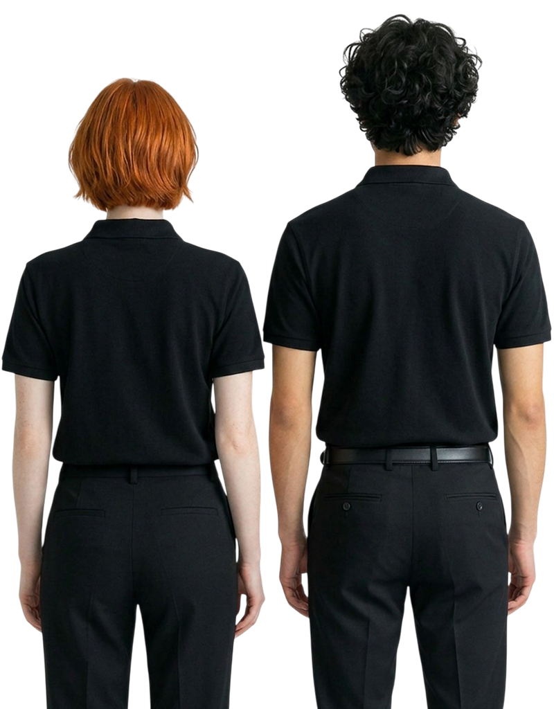 Las Vegas - Black Unisex Polo