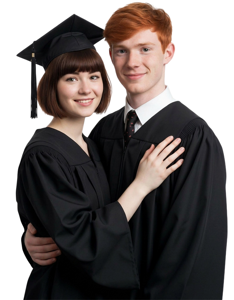 Apres Scrubs - Traditional Graduation Cap and Gown