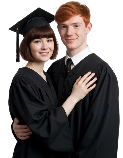 Apres Scrubs - Traditional Graduation Cap and Gown