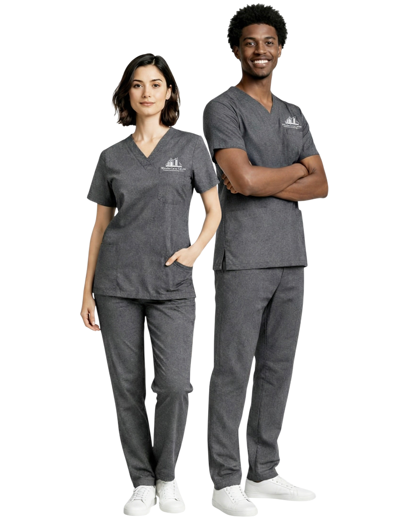 MCC Faculty Grey Unisex Scrub Pants