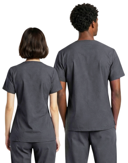 MCC Faculty Grey Unisex Scrub Top