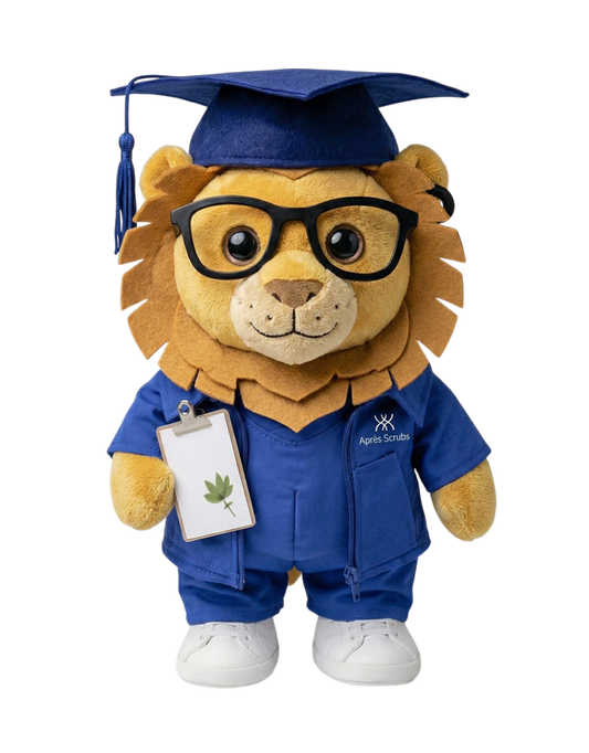 School Mascot Lion with Logo