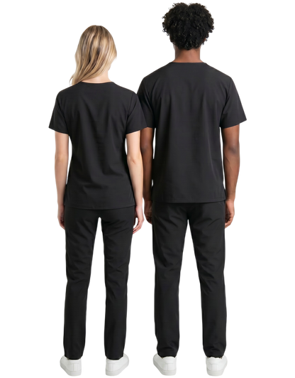 Midwestern Black Unisex Scrub Pants - Clinical