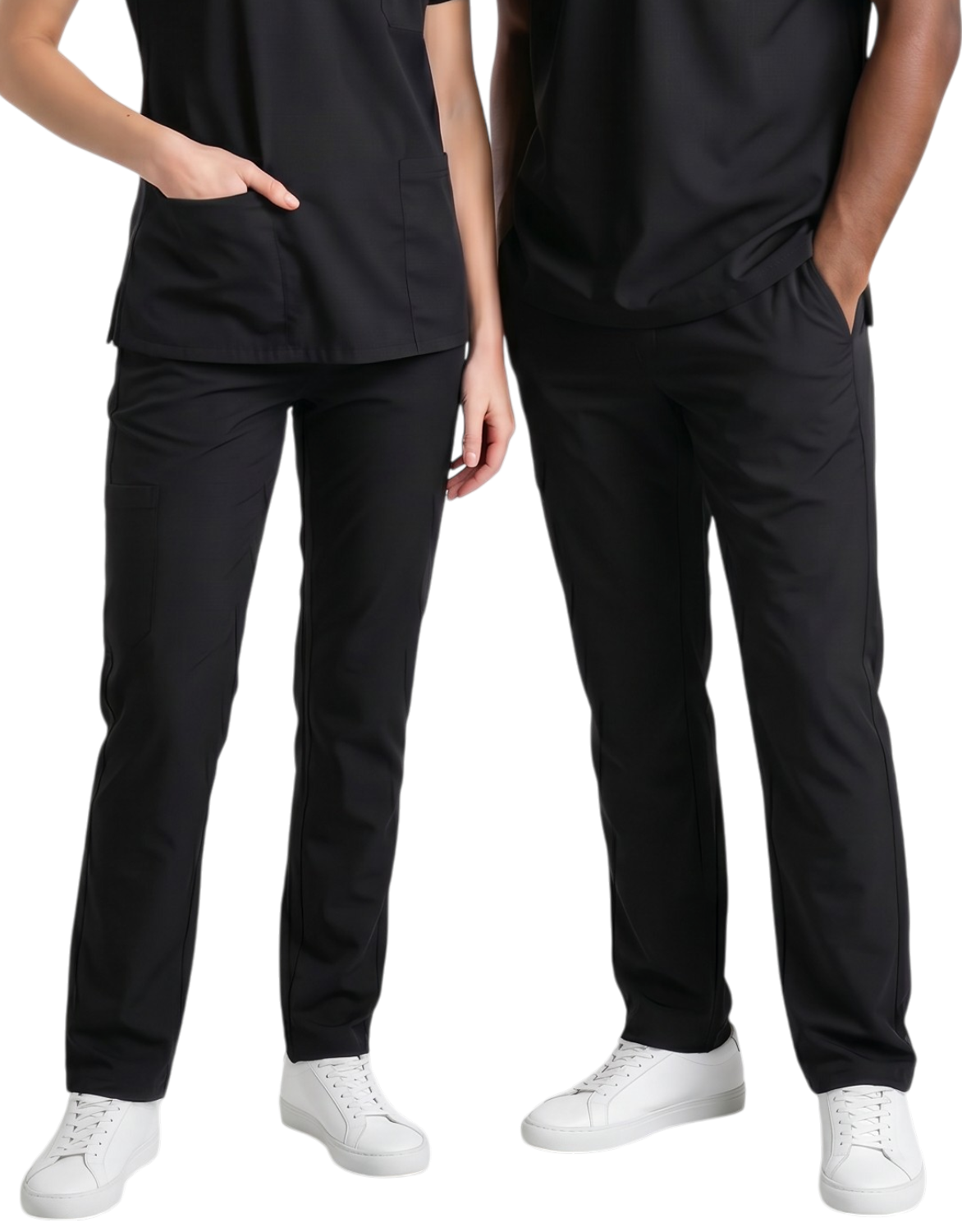 Midwestern Black Unisex Scrub Pants - Clinical