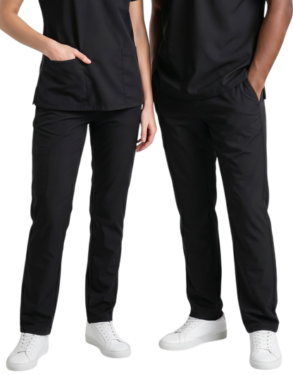 Midwestern Black Unisex Scrub Pants - Clinical