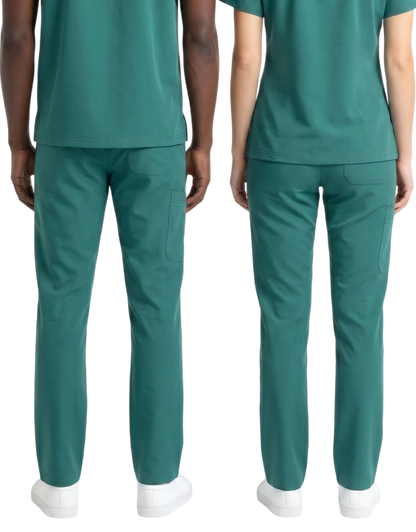 Midwestern Teal Unisex Scrub Pants - Clinical