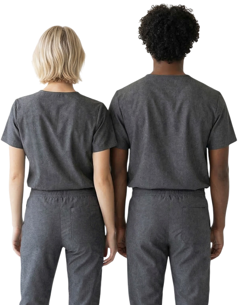 NPC Grey Unisex Scrub Top - Student