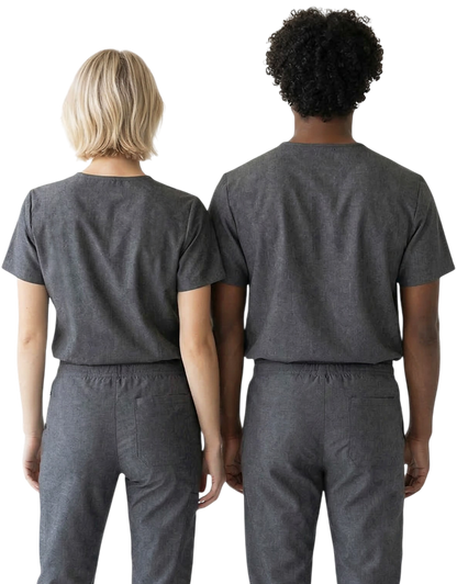 NPC Grey Unisex Scrub Top - Student