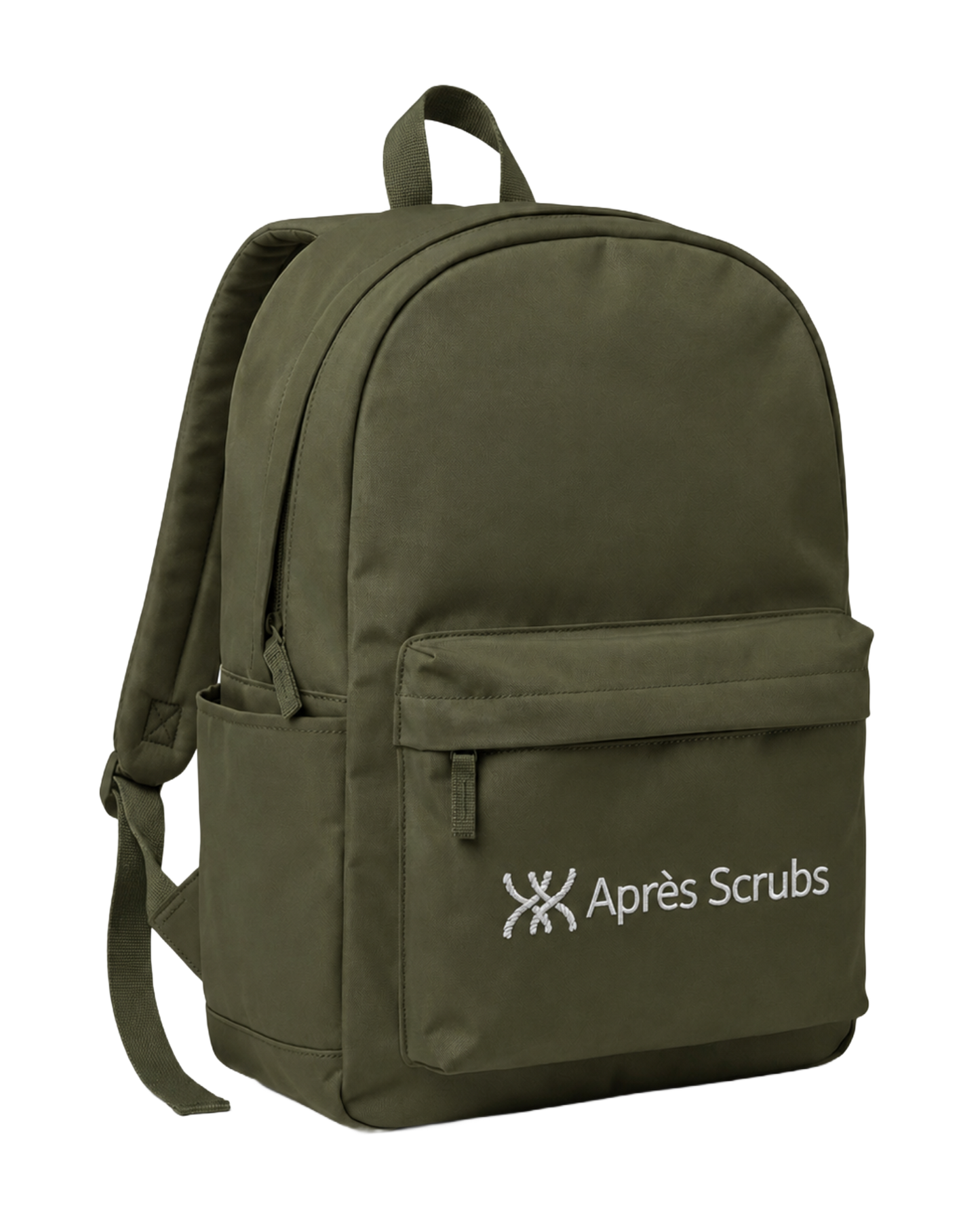 Grey Backpack with Logo