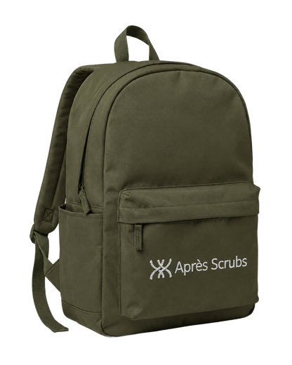 Grey Backpack with Logo