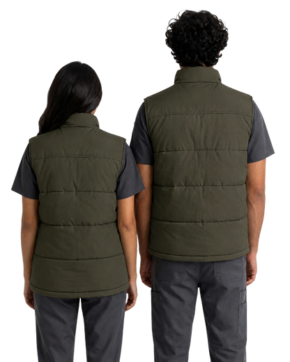 Grey Unisex Polo Vest with Logo
