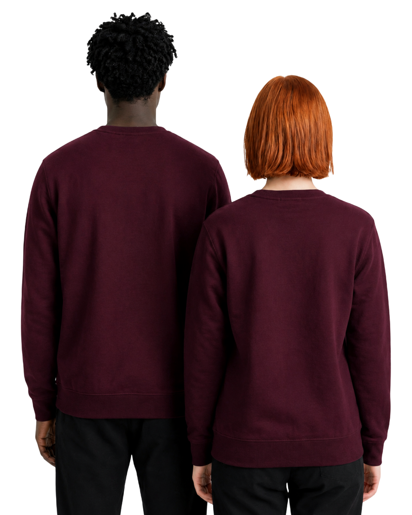 Grey Unisex Crew Neck Sweatshirt with Logo
