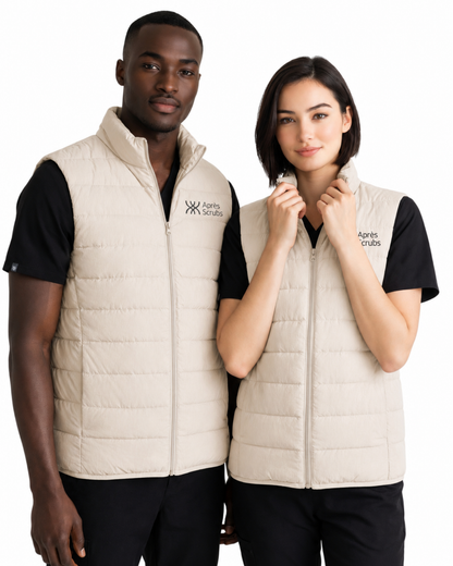 Dark Grey Unisex Polo Vest with Logo