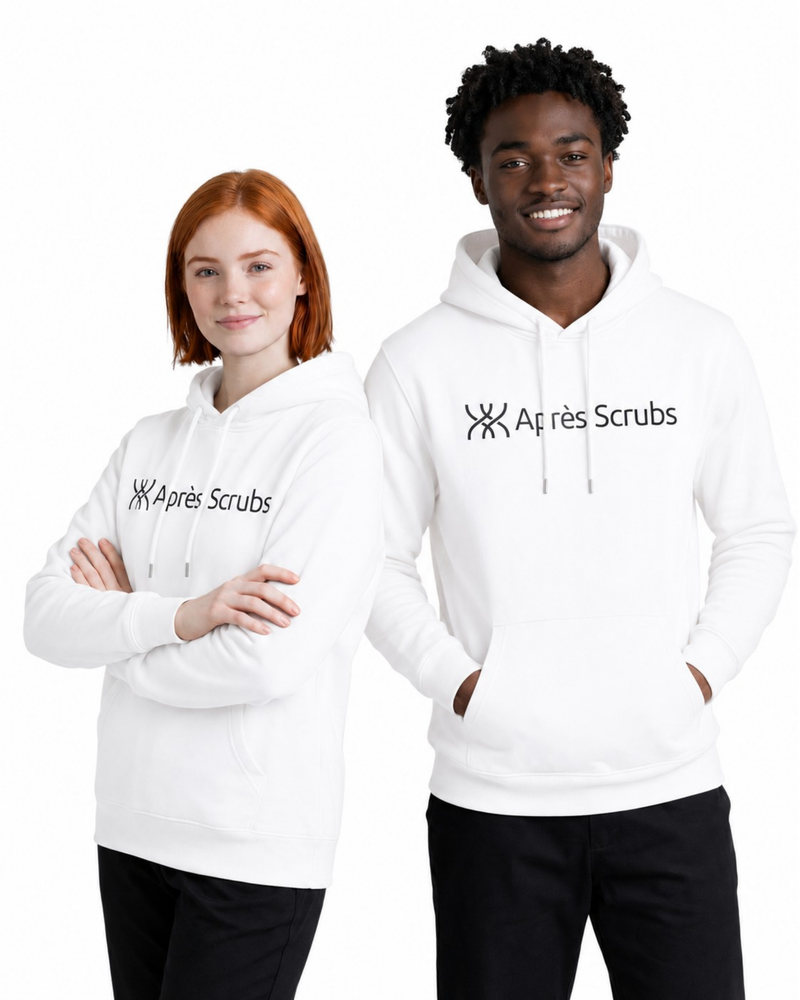 Navy Unisex Hoodie with Logo - Light