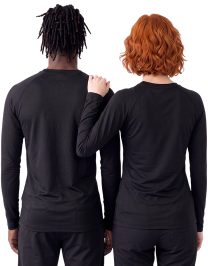 SUI Black Unisex Underscrub