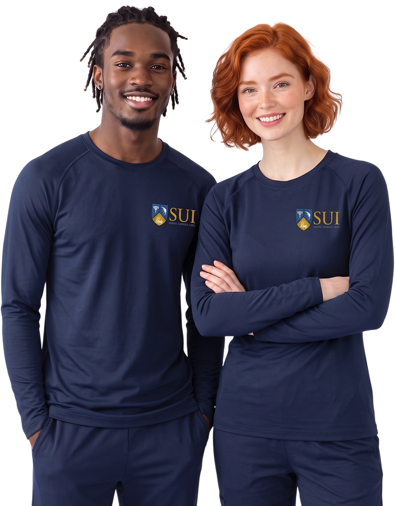 SUI Navy Blue Unisex Underscrub