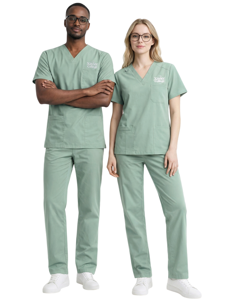 Xavier Olive Unisex Scrub Pants