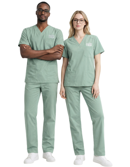 Xavier Olive Unisex Scrub Pants