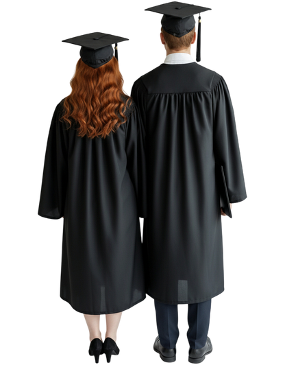 Traditional Graduation Cap and Gown