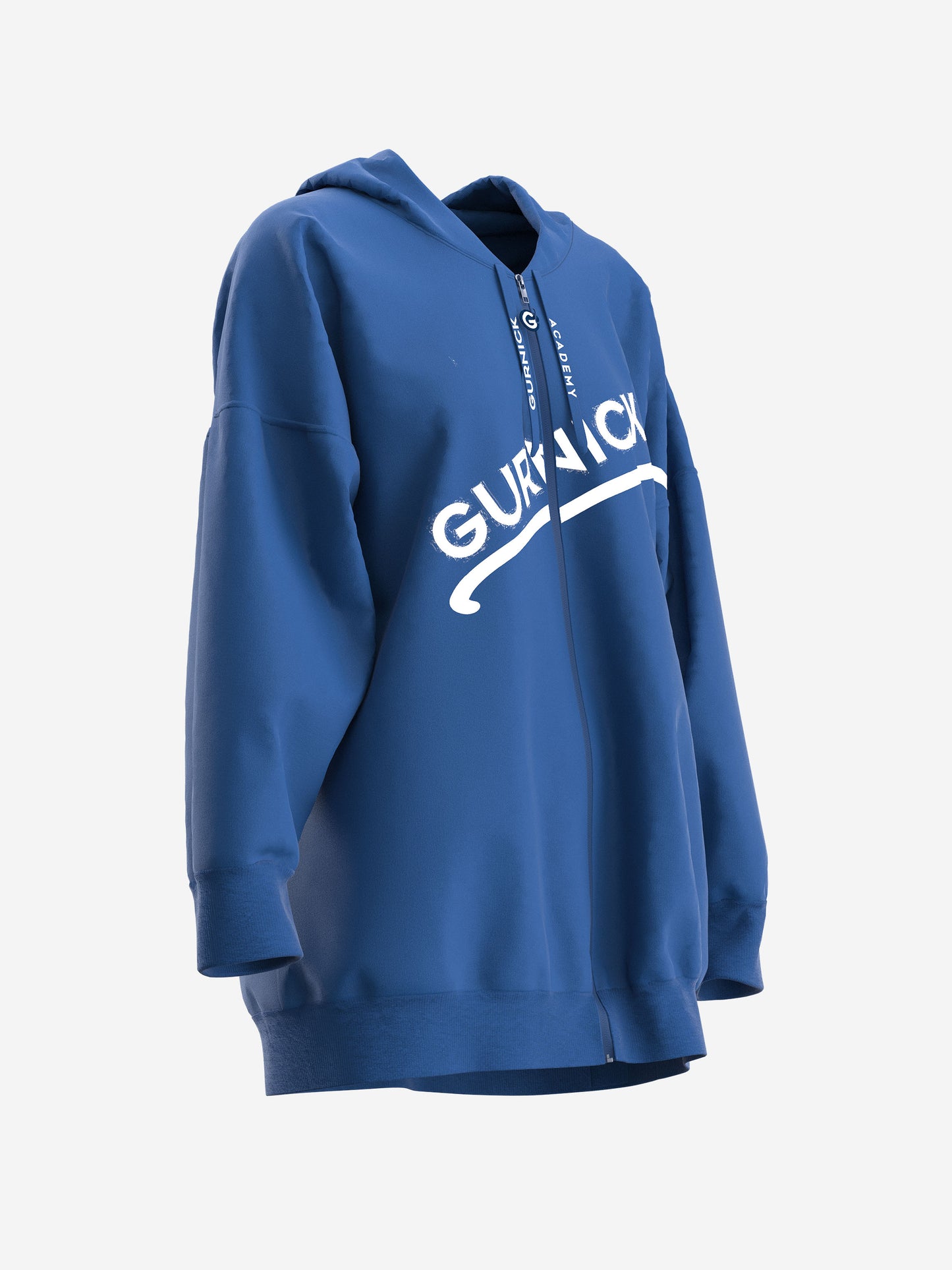 Blue Gurnick Academy Oversized ZipUp Hoodie Pant Set