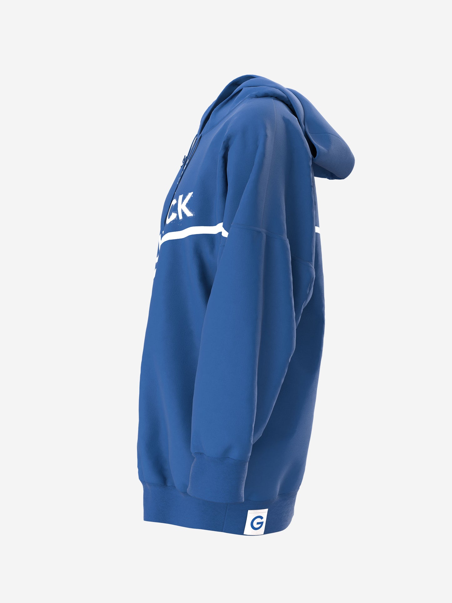 Blue Gurnick Academy Oversized ZipUp Hoodie Pant Set