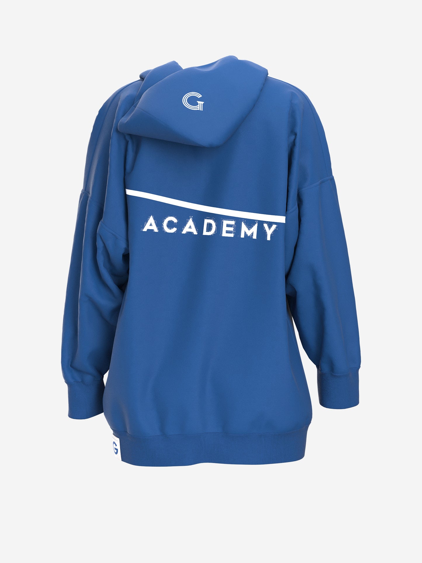 Blue Gurnick Academy Oversized ZipUp Hoodie Pant Set